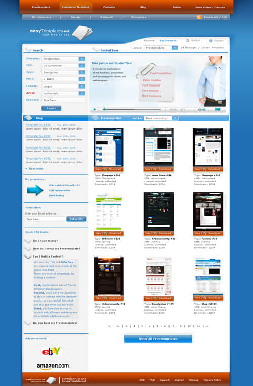 藍(lán)色主調(diào) 61個網(wǎng)站設(shè)計實例與設(shè)計要點解析